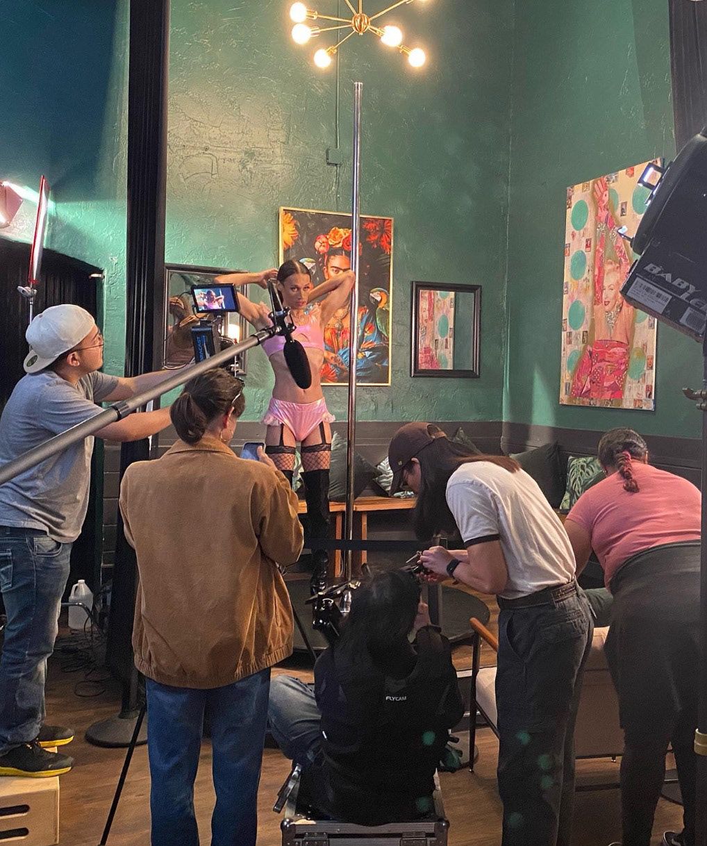 A Dios Le Pido, on set, photo 2